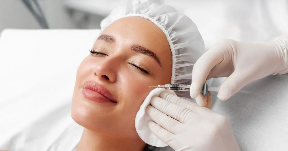 Woman in Oro Valley, AZ receiving dermal fillers or Botox cosmetic injection